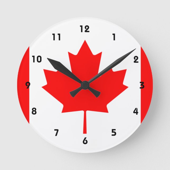 Horloge Ronde le Canada (Recto)
