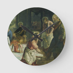 Horloge Ronde Le Christ lavant les pieds des disciples, c.1547