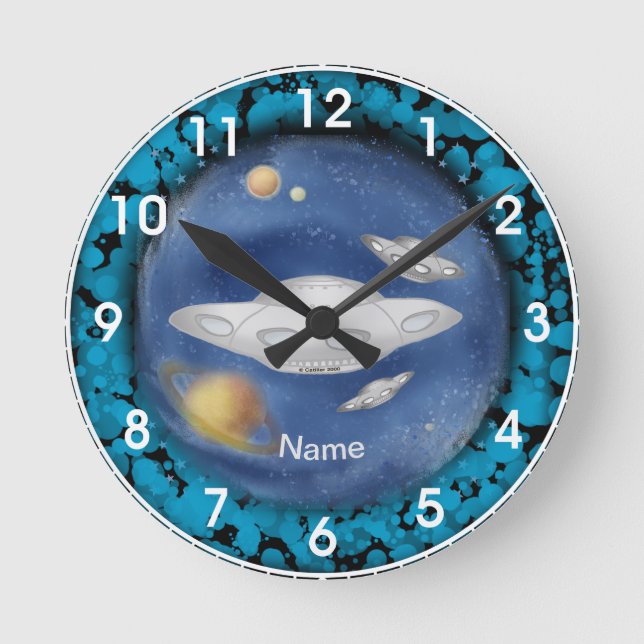 Horloge Ronde Le Clock d'Alien (Recto)