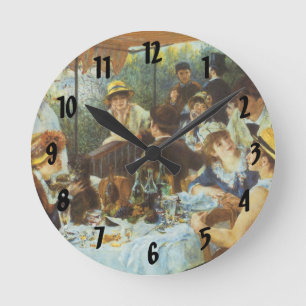 Horloge Ronde Le déjeuner des canotiers de Pierre Renoir