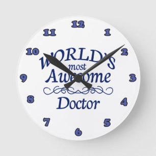Horloge Ronde Le docteur le plus impressionnant du monde