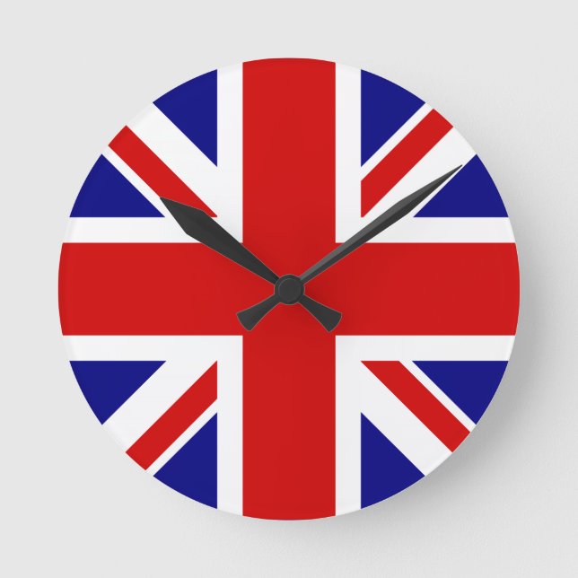Horloge Ronde Le drapeau Union Jack (Recto)