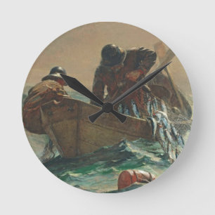 Horloge Ronde Le filet d'harengs, 1885 (huile sur la toile)