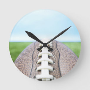 Horloge Ronde Le football sur l'herbe 2