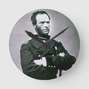 Horloge Ronde Le Général William T. Sherman (1820-91) (photo d