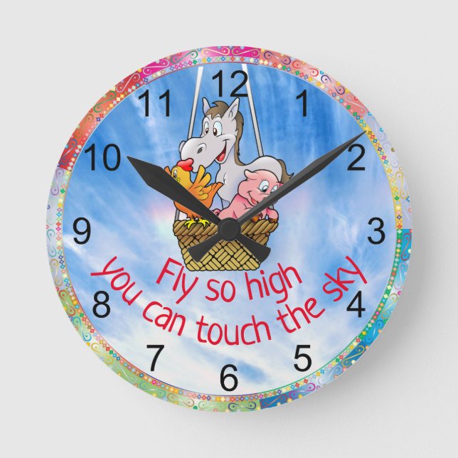 Horloge Ronde Le Grand Touch du ciel (Recto)