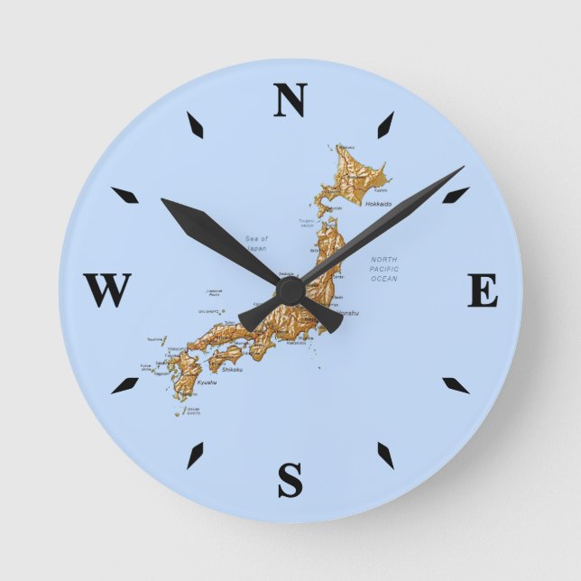 Horloge Ronde Le Japon (Recto)