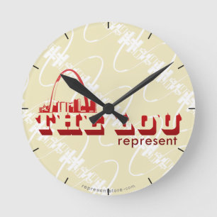 Horloge Ronde Le Lou St Louis représentent