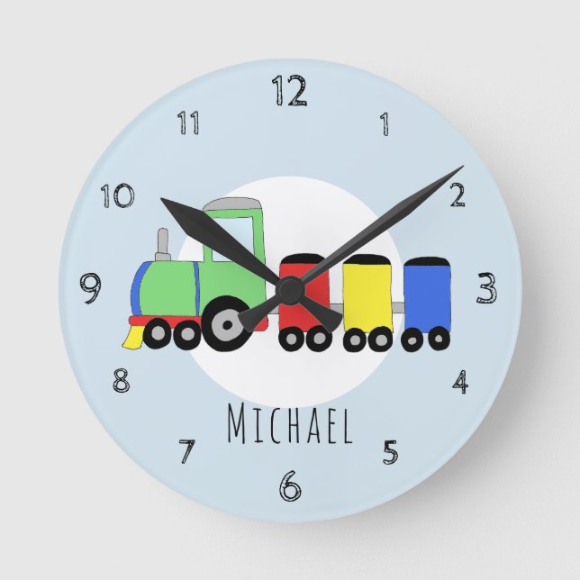 Horloge Ronde Le nom de Nursery (Recto)