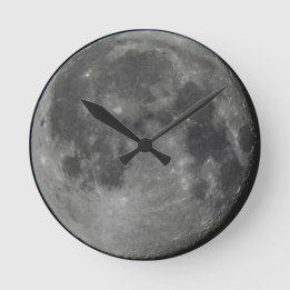 Horloge Ronde Le Portefeuille de la Lune