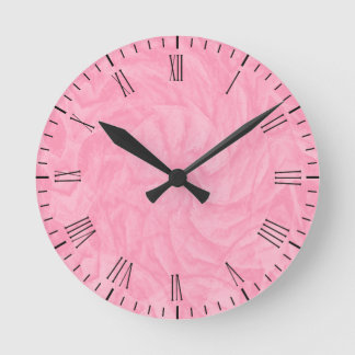 Horloge Ronde Le pouvoir du rose