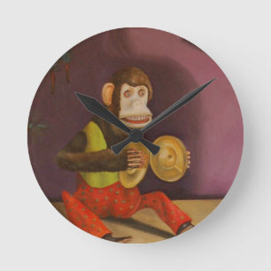 Horloge Ronde Le singe voient le singe faire