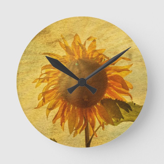 Horloge Ronde Le tournesol (Recto)