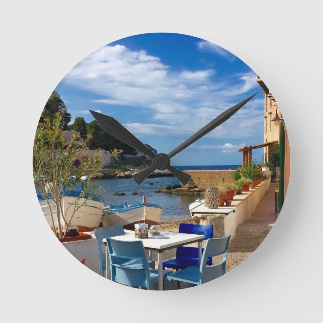 Horloge Ronde Le village de pêche sicilien (Recto)
