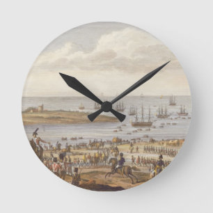 Horloge Ronde L'embarquement de l'anglais en Hollande, 30 Nove