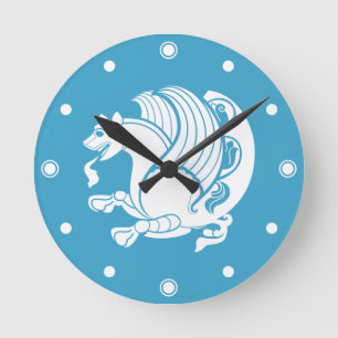 Horloge Ronde L'Emblème de l'empire Sassanide