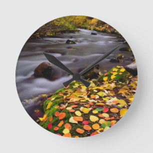 Horloge Ronde Les couleurs d'automne le long de McGee Creek