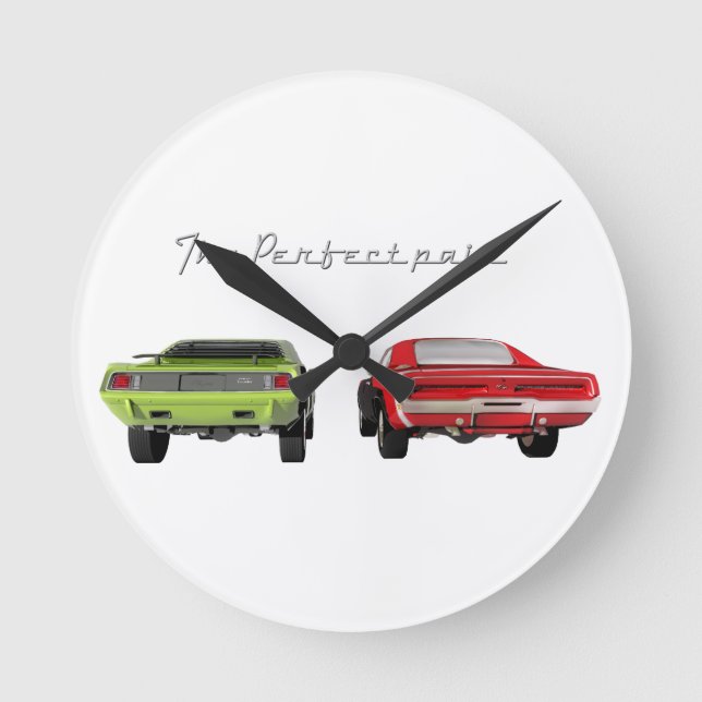 Horloge Ronde Les paires parfaites (Recto)