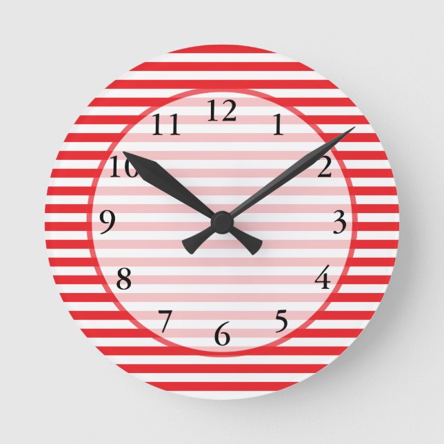 Horloge Ronde Les Pères Rouges et Blanches (Recto)