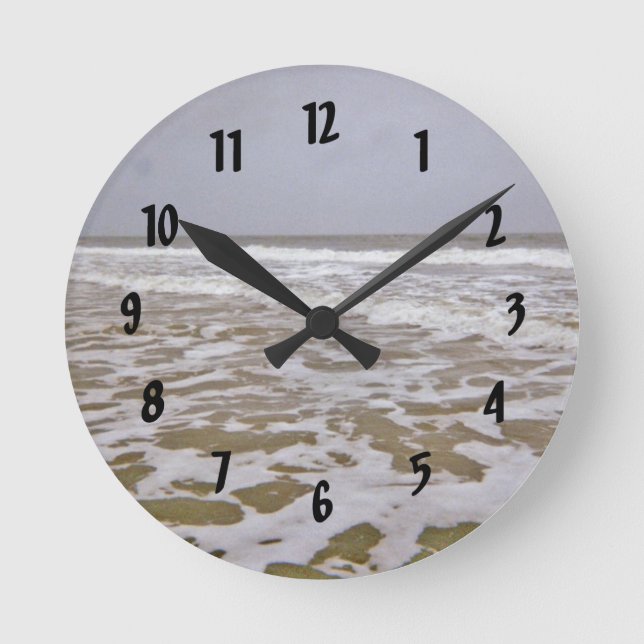Horloge Ronde Les Rives De L'Île De Chêne Le Long De La Caroline (Recto)