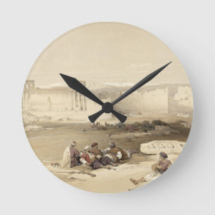 Horloge Ronde Les ruines de Baalbec, le 5 mai 1839, plaquent 77