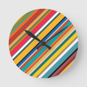 Horloge Ronde Les Tailles Modernes Du Milieu Du Siècle