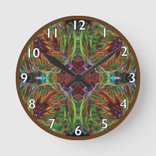 Horloge Ronde Les Webs et tisse