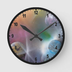 Horloge Ronde L'espace