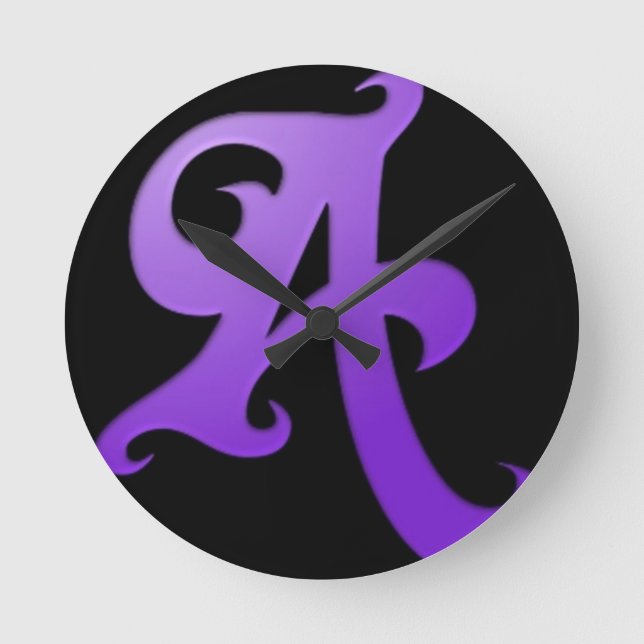 Horloge Ronde Lettre A (Recto)