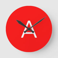 Lettre initiale du monogramme rouge professionnel