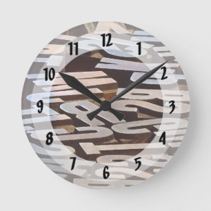 Horloge Ronde Lettres de saisie
