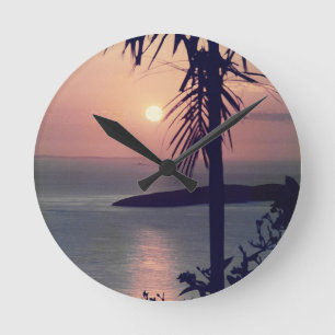 Horloge Ronde Lever de soleil de Koolan