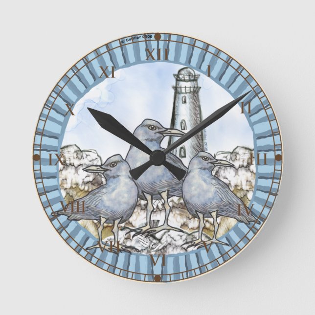 Horloge Ronde Lighthouse de Gulls (Recto)