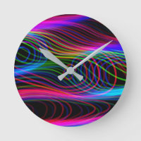 Lignes courbes multicolores de Neon très COOL