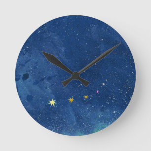 Horloge Ronde L'illustration du ciel étoilé