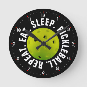 Horloge Ronde 😍 Lime Pickleball  