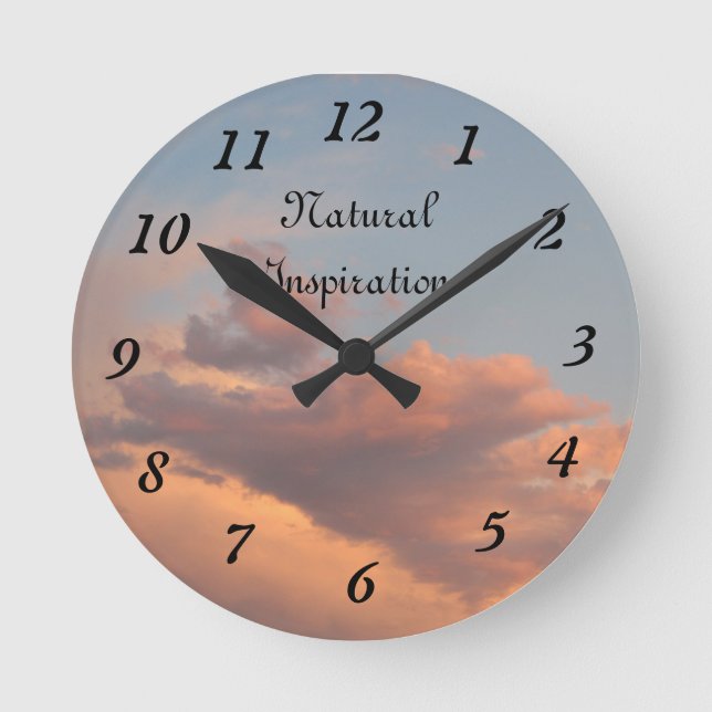Horloge Ronde L'inspiration naturelle d'Amber Clock ! (Recto)