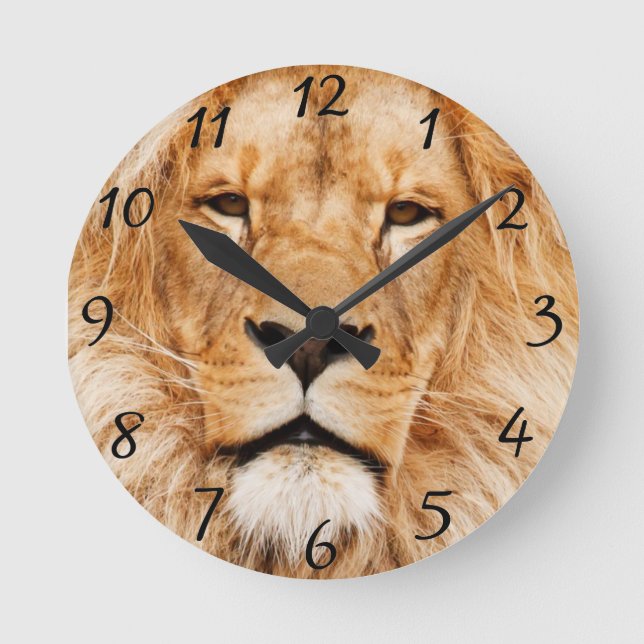 Horloge Ronde Lion (Recto)