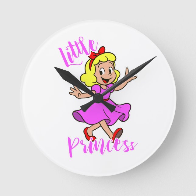 Horloge Ronde Little Princess Round clock (Recto)