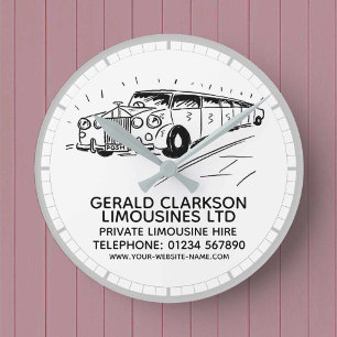 Horloge Ronde Location de Limousine Stretch Luxueuse 24h/24