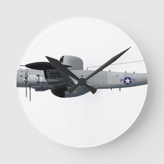 Horloge Ronde Lockheed EC-121 Warning Star "Triple Nickel" (Recto)