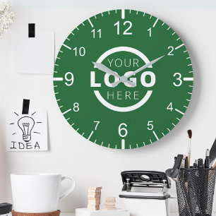 Horloge Ronde Logo de Custom Company