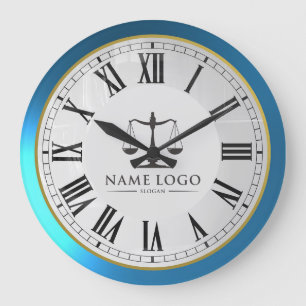 Horloge Ronde Logo de l'entreprise sur mesure Promotion Grande h
