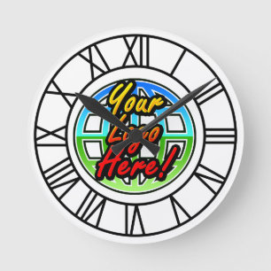 Horloge Ronde Logo personnalisé Cadeau d'entreprise