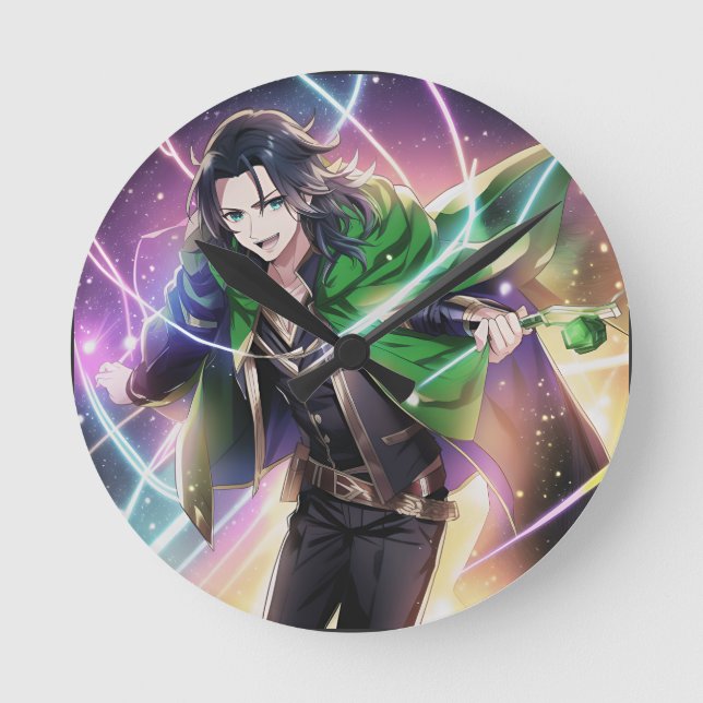 Horloge Ronde Loki - Dieu du mal (Recto)