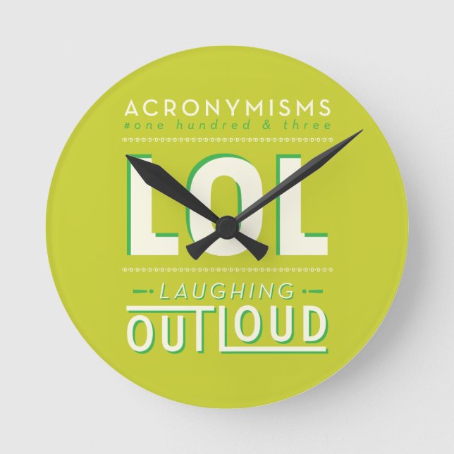 HORLOGE RONDE LOL (Recto)