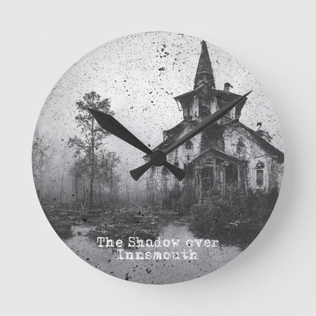 Horloge Ronde L'ombre sur l'intérieur Lovecraft Cthulhu Mythos (Recto)