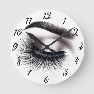 Horloge Ronde Longue Black Wispy Eyelashes Lash Extensions Beaut
