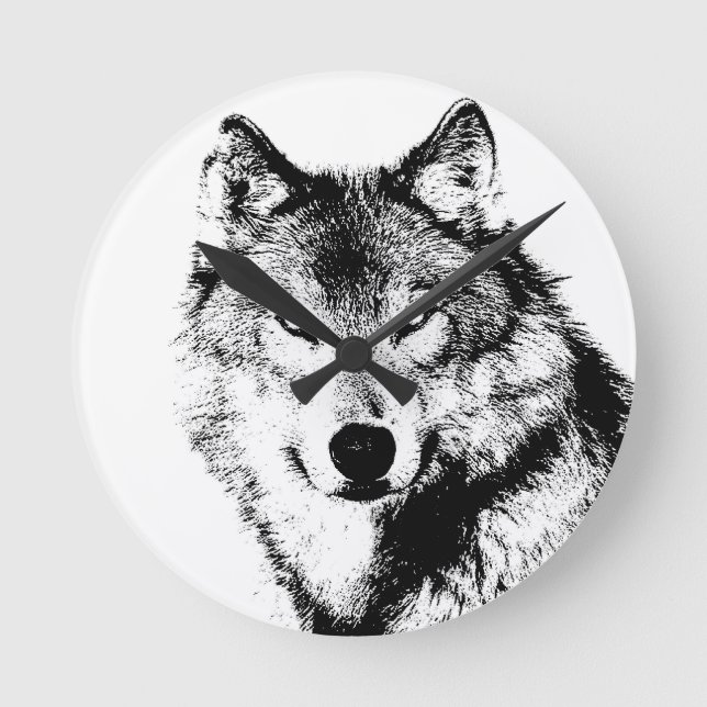 Horloge Ronde Loup (Recto)