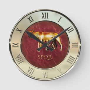 Horloge Ronde Loup de Capitoline